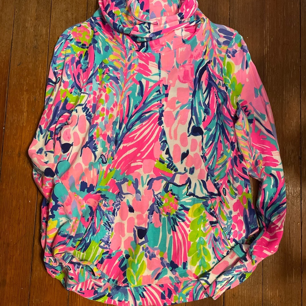 Lilly Pulitzer Fletcher pullover—Gumbo Limbo size small